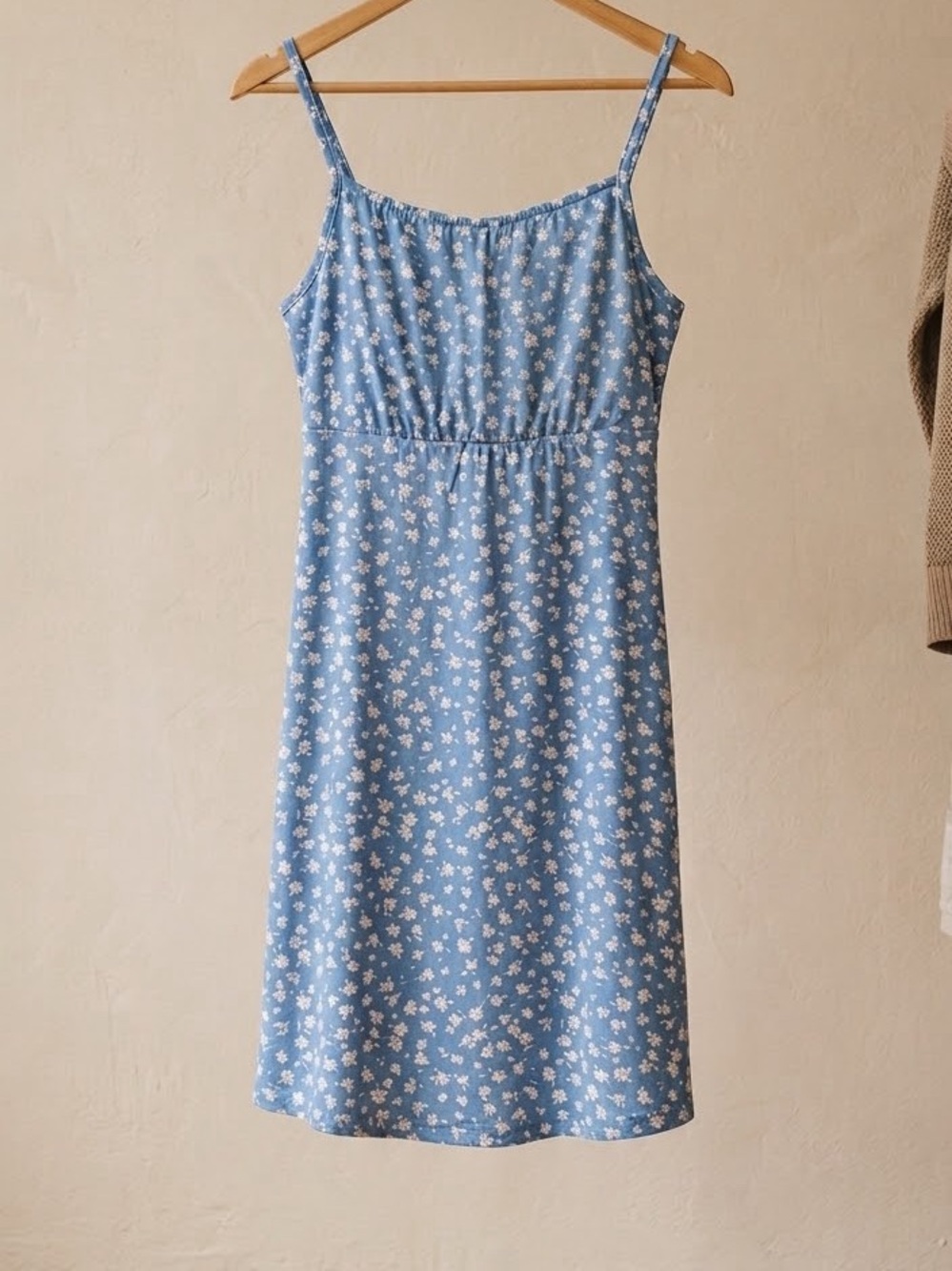 Ekouaer Maternity Nursing Dress Floral Breastfeeding Sundress Blue NWOT Large